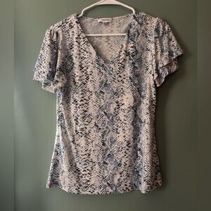 Calvin Klein Snake Print Blouse